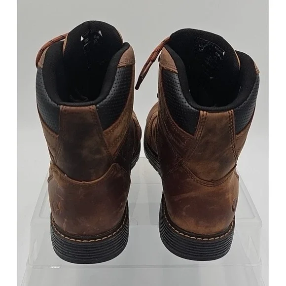 Wolverine Hellcat Ultraspring Wedge W880184 Men's US 12 M Boots Brown Leather - Picture 3 of 7